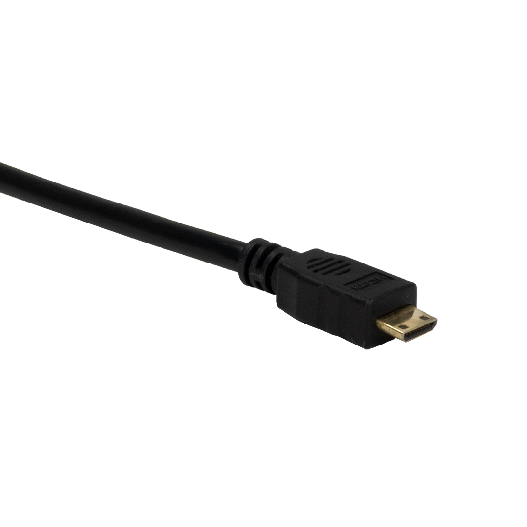 MiniHDMI-Kabel 01,5m / MiniHDMI (C) auf DVI-D-Stecker(18+1)
