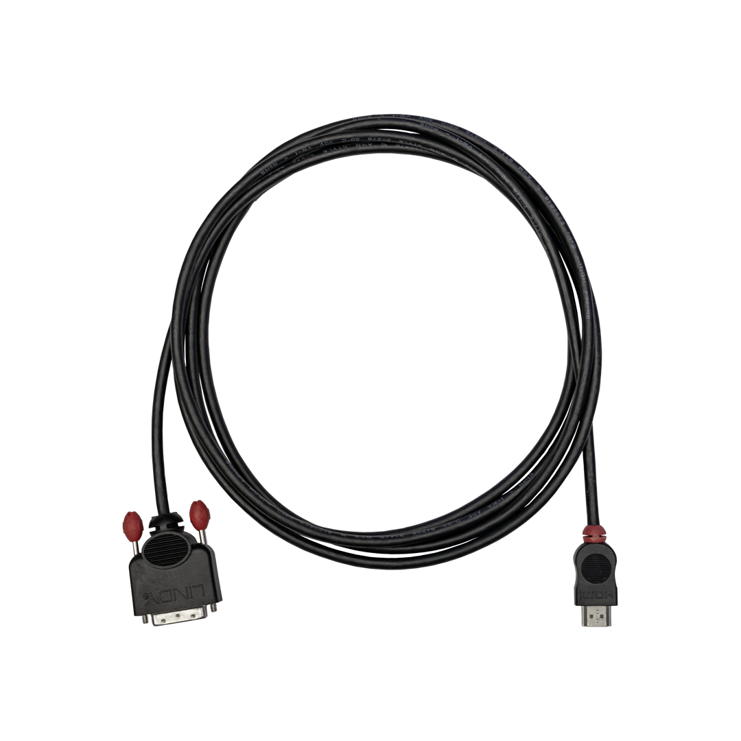 DVI-Kabel 03m / DVI-D-Stecker(18+1) auf HDMI-Stecker(19pol)