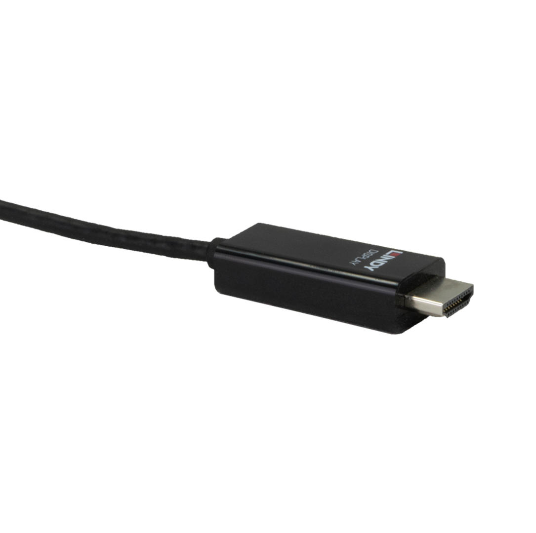 HDMI-Kabel 03m / HDMI-Stecker auf USB-C