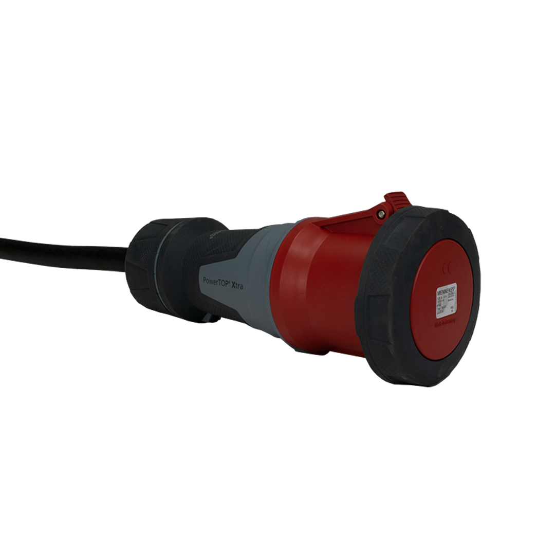 CEE400V-125A-03 Drehstrom-Kabel (Titanex H07RN-F 5G35, IP67), 3m