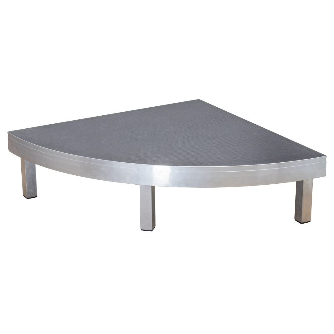 Bütec Bühnenpodest 1,0m x 1,0m, Viertelkreis