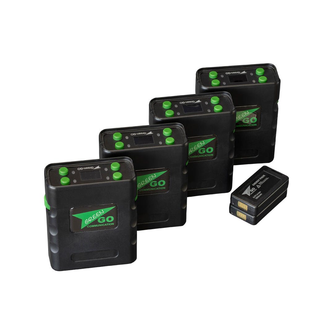 Green-GO WBPX Wireless Beltpack (4-fach Set)