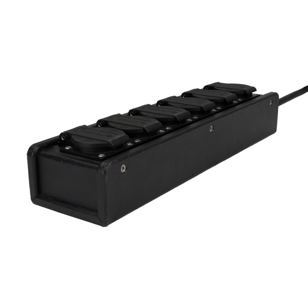 SK-V6-In Schuko-Verteiler 6fach, Indu Electric (H07RN-F), 3,0m SK-V6-In Schuko-Verteiler 6fach, Indu Electric (H07RN-F), 3,0m